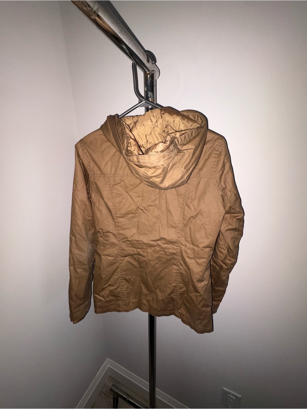 Aeropostale Tan Toggle Hooded Jacket - Picture 3 of 3